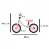 Rowerek biegowy Trike Fix Balance rower ultra lekki różowy